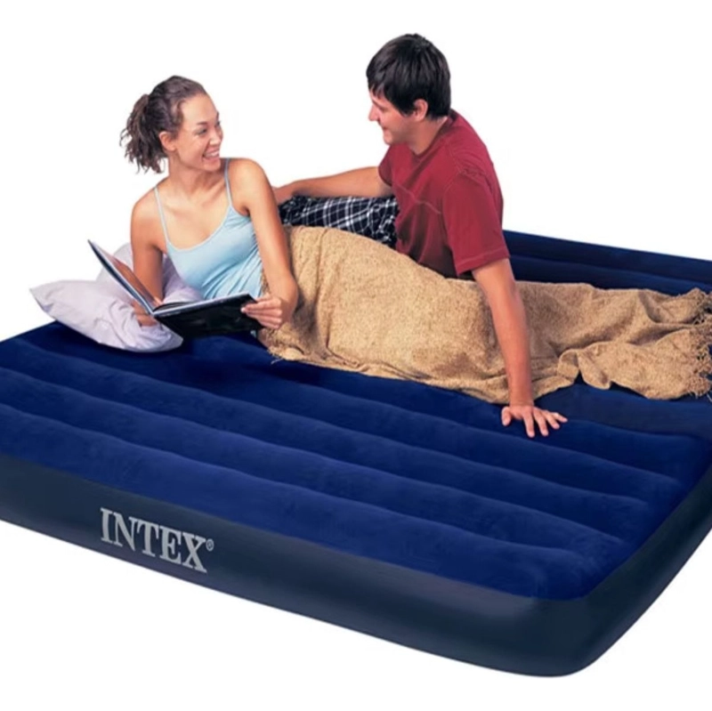 COLCHON INFLABLE QUEEN DOBLE 152×203×25CM VIAJE HOGAR LAU - 8