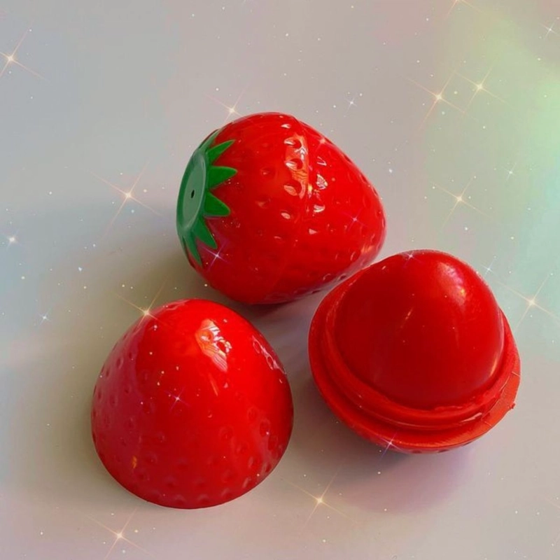 PACK 12 BALSAMOS LABIAL DE FRUTILLA HIDRATA LABIOS LAU - 7