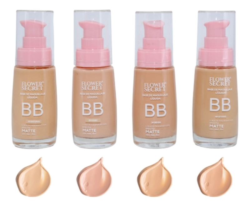 SET 2 BASES DE MAQUILLAJE LIQUIDO BB CREAM 30 ML  LAU - 4