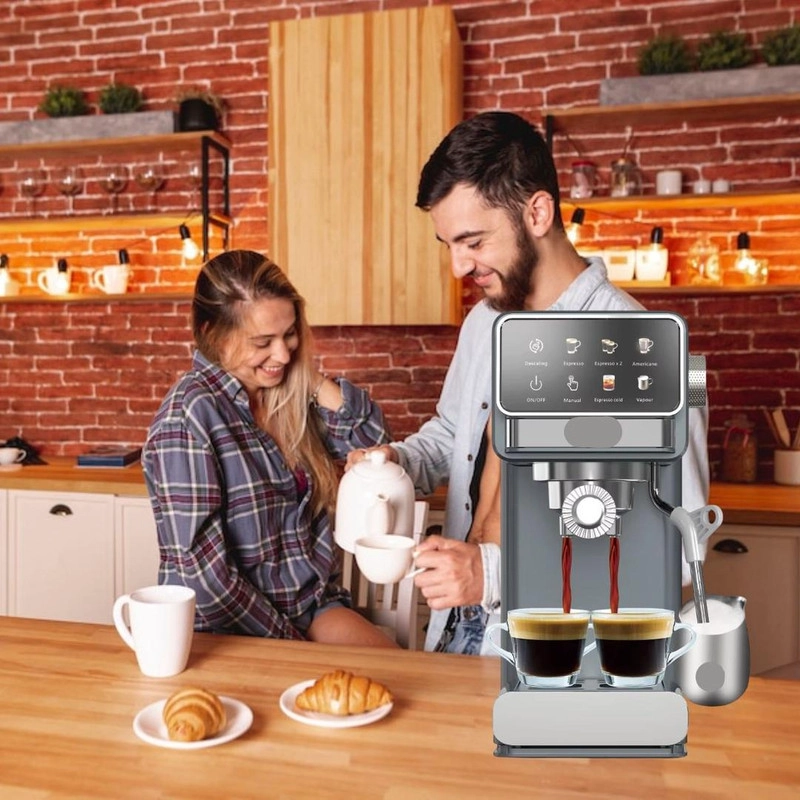 CAFETERA EXPRESO SEMIAUTOMATICA INTELIGENTE CAFE  HOGAR LAU - 5