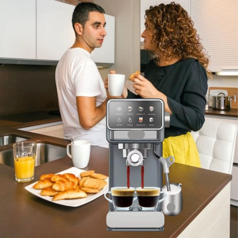 CAFETERA EXPRESO SEMIAUTOMATICA INTELIGENTE CAFE  HOGAR LAU - 6