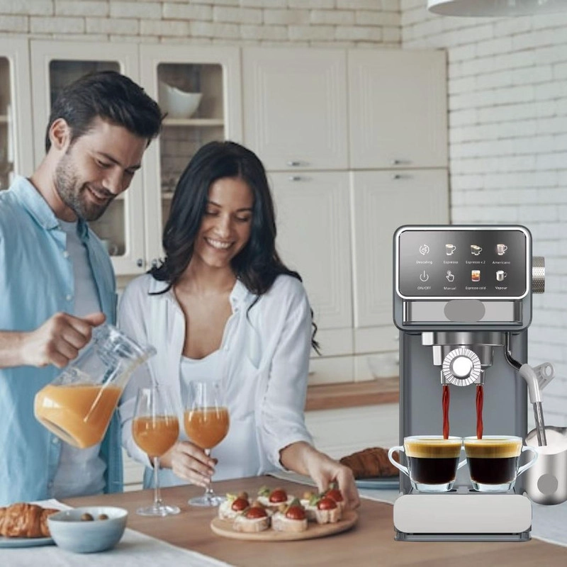 CAFETERA EXPRESO SEMIAUTOMATICA INTELIGENTE CAFE  HOGAR LAU - 8