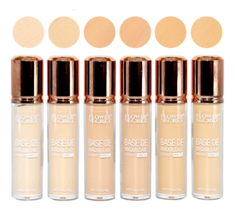 PAQUETE DE 24 BASES DE MAQUILLAJE ACABADO SUAVE NATURAL LAU - 5