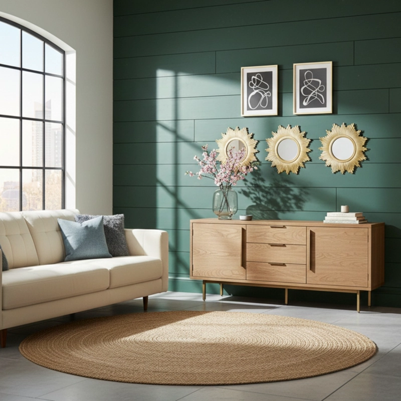 SET 3 ESPEJO DECORATIVO PARED INSPIRACION SOLAR ADORNO JHN - 8