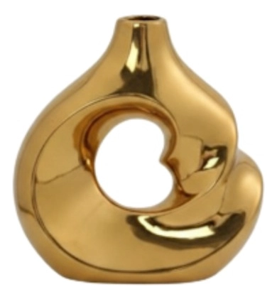 FLORERO DECORATIVO JARRON DISEÑO VANGUARDISTA ADORNO JHN - 1