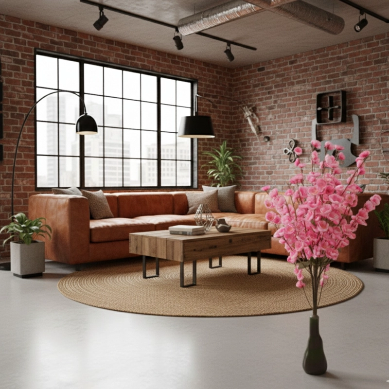 PLANTA ARTIFICIAL DECORATIVA ELEGANCIA FLORAL ORNAMENTAL JHN - 5