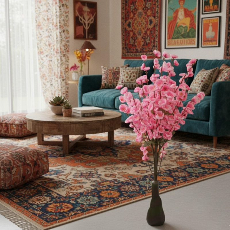 PLANTA ARTIFICIAL DECORATIVA ELEGANCIA FLORAL ORNAMENTAL JHN - 7