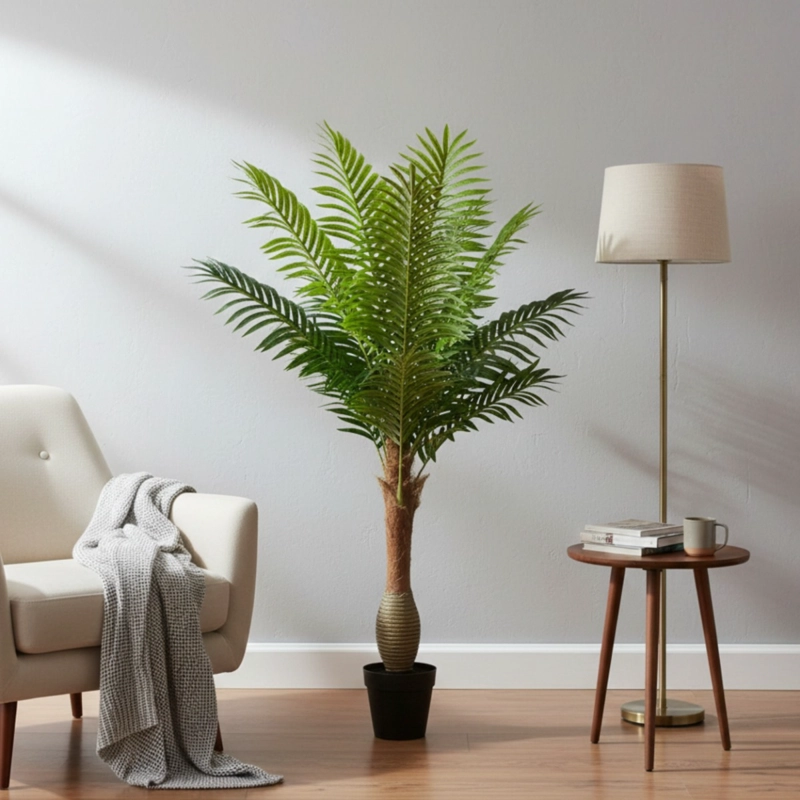 PLANTA ARTIFICIAL DECORATIVA PALMERA TROPICAL ADORNO JHN - 6
