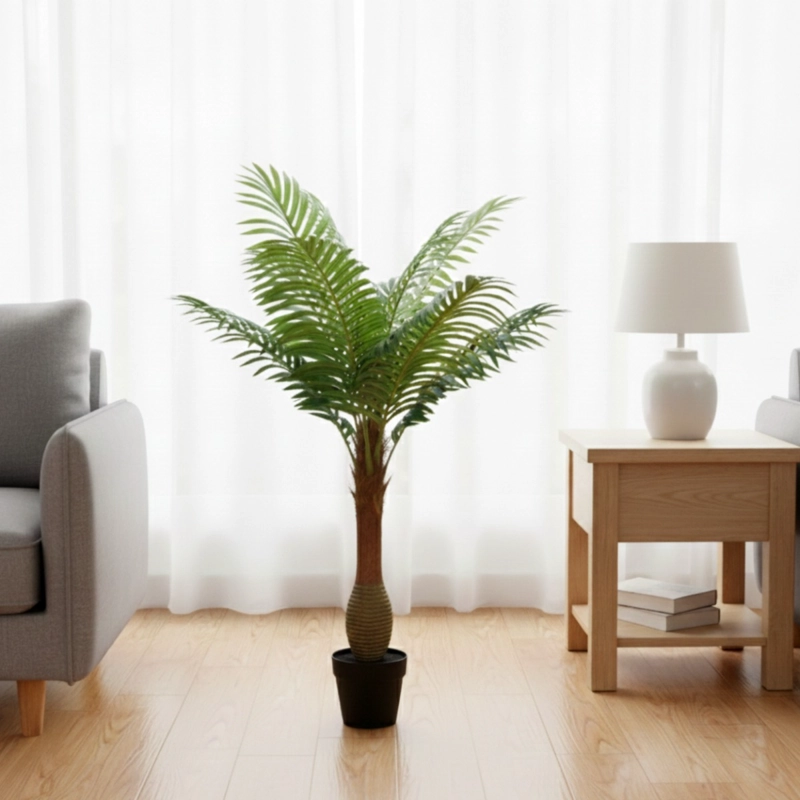 PLANTA ARTIFICIAL DECORATIVA PALMERA TROPICAL ADORNO JHN - 9