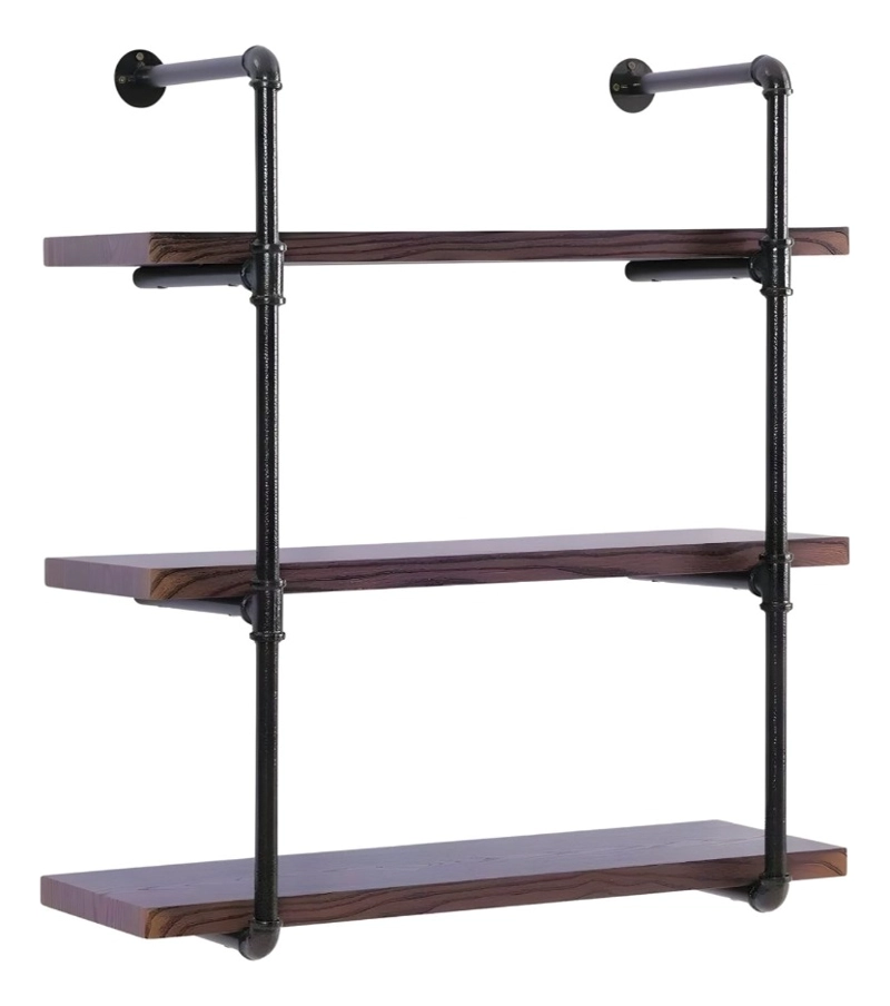 ESTANTERIA PARED VINTAGE ESTILO RUSTICO ALMACENAMIENTO JHN - 1