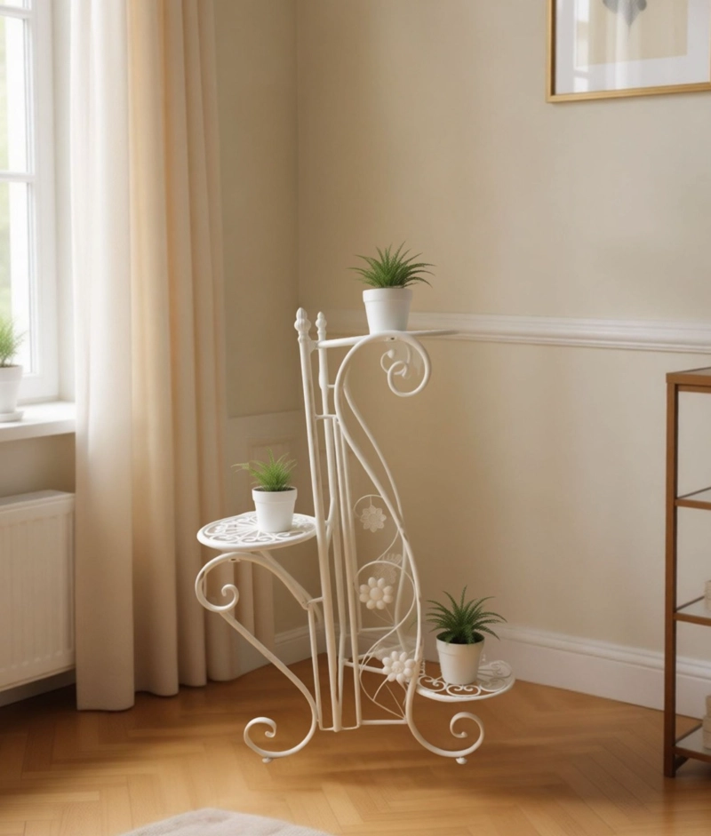PORTA MACETA SOPORTE VERTICAL DECORATIVO 3 NIVELES JHN - 7