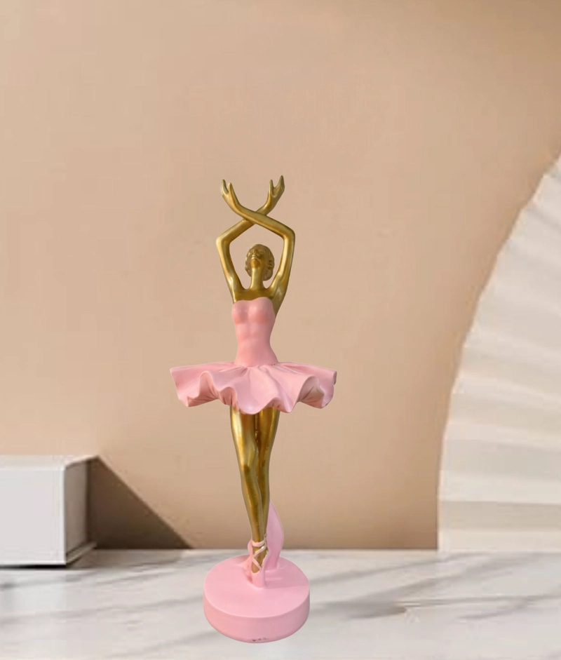 ESTATUA DECORATIVA FIGURA BAILARINA BALLET ADORNO JHN - 5