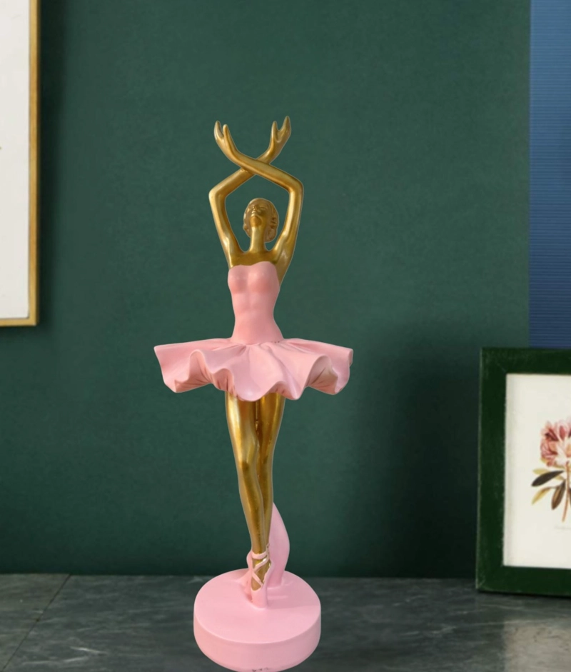 ESTATUA DECORATIVA FIGURA BAILARINA BALLET ADORNO JHN - 7