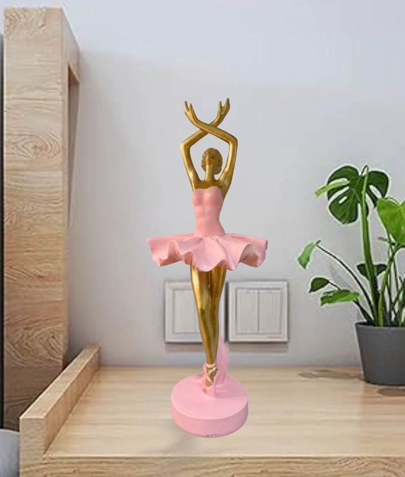 ESTATUA DECORATIVA FIGURA BAILARINA BALLET ADORNO JHN - 8