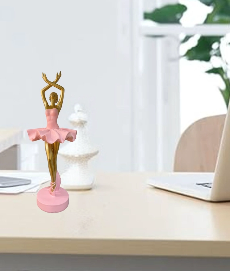 ESTATUA DECORATIVA FIGURA BAILARINA BALLET ADORNO JHN - 9