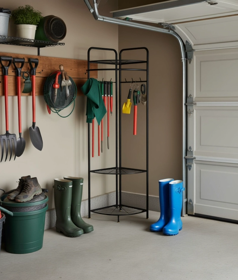 PERCHERO ORGANIZADOR MULTIFUNCIONAL VERTICAL ESQUINERO JHN - 6