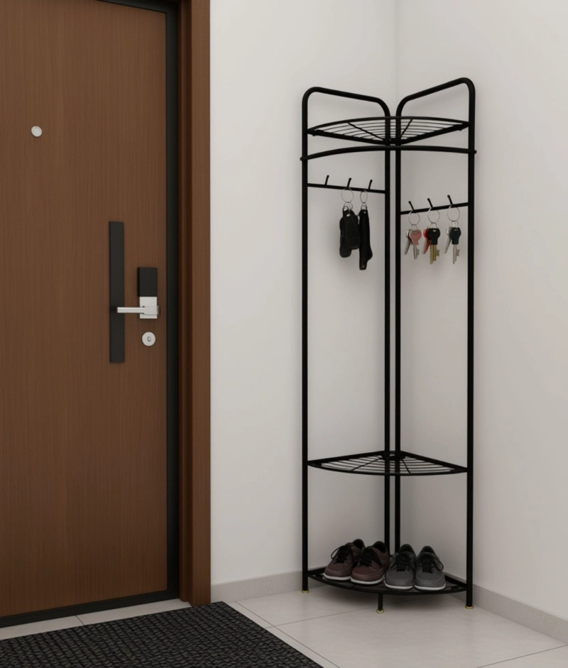 PERCHERO ORGANIZADOR MULTIFUNCIONAL VERTICAL ESQUINERO JHN - 8