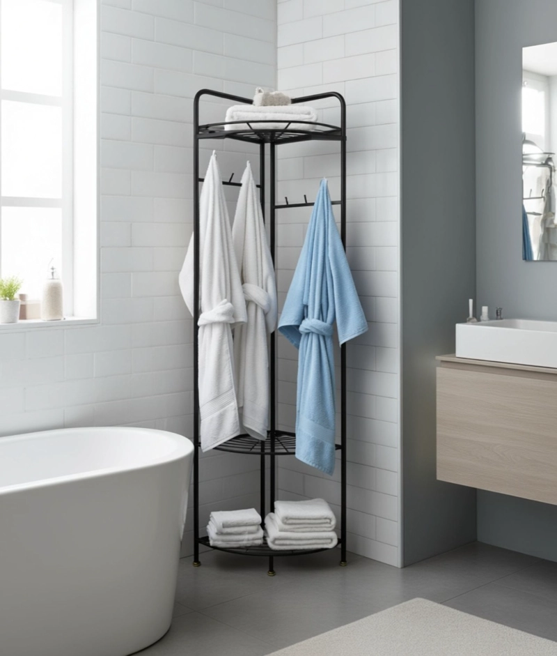 PERCHERO ORGANIZADOR MULTIFUNCIONAL VERTICAL ESQUINERO JHN - 9
