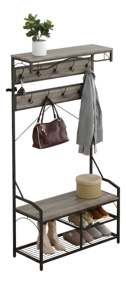 PERCHERO MULTIFUNCIONAL DECORATIVO ORGANIZADOR MULTIPLE JHN - 3