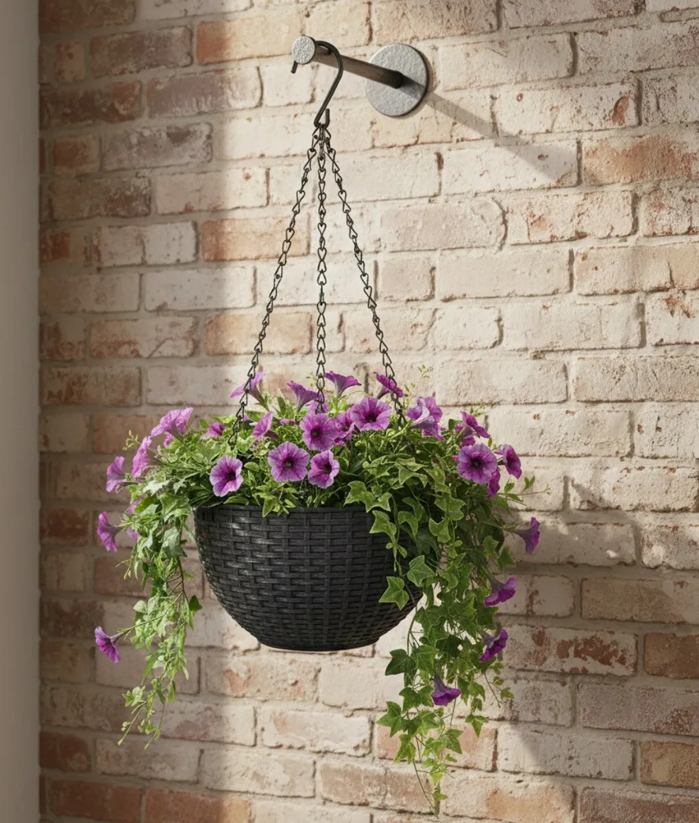 SET 2 MACETERO DECORATIVO COLGANTE ADORNO TECHO HOGAR JHN - 8
