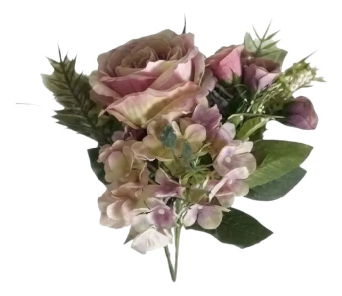 SET 2 RAMO FLORAL ARTIFICIAL DECORATIVO RAMILLETE JHN - 3