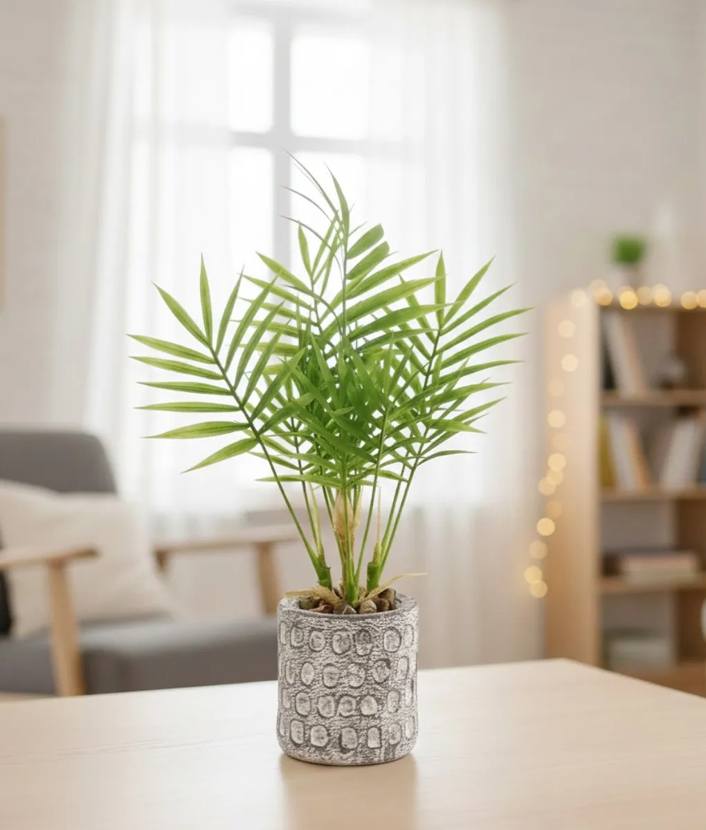 PLANTA DECORATIVA ARTIFICIAL PALMERA ADORNO BOTANICO JHN - 2