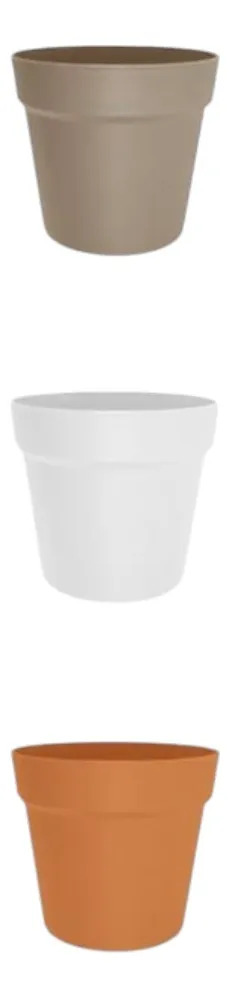 SET 2 MACETERO DECORATIVO DISEÑO CILINDRICO MODERNO JHN - 3