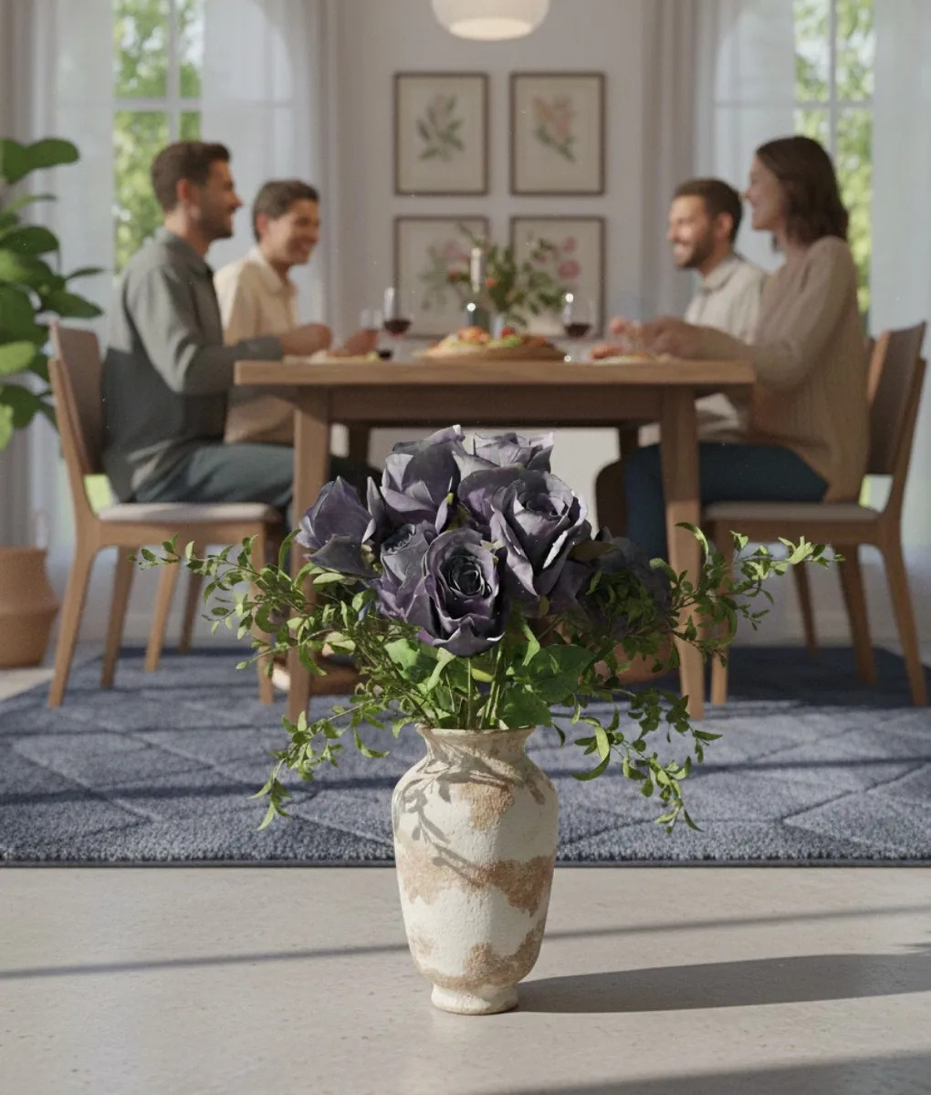 RAMO FLORAL ARTIFICIAL DECORATIVO ADORNO EXQUISITO JHN - 5