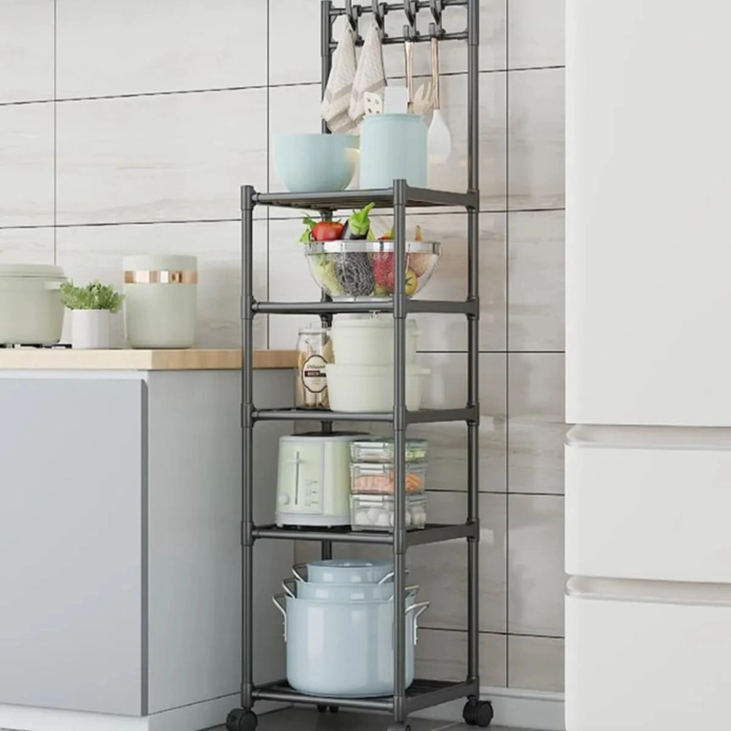 ORGANIZADOR DE 5 NIVELES CON RUEDAS BAÑO LAVANDERIA LAU - 2