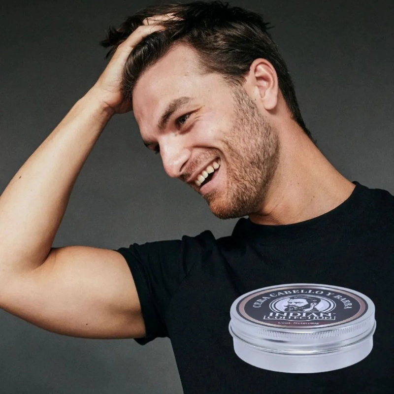 SET 2 CERA FIJADOR PARA CABELLO Y BARBA 100GR  LAU - 1