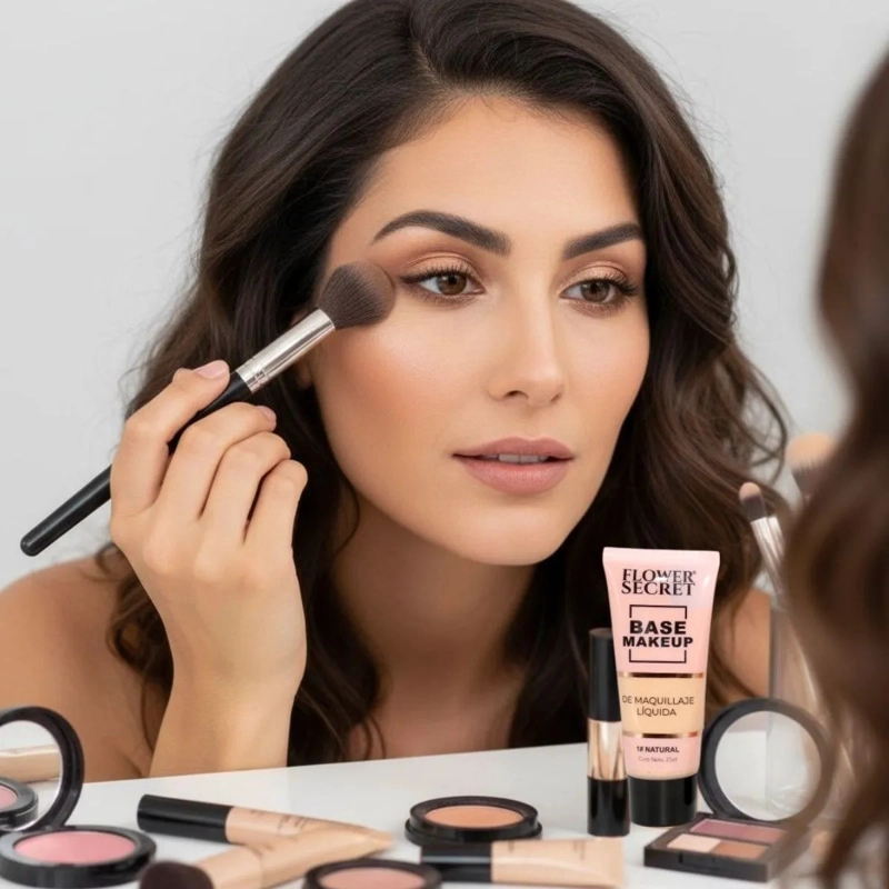 PACK 24 BASES DE MAQUILLAJE LIQUIDA ROSTRO BELLEZA LAU - 1
