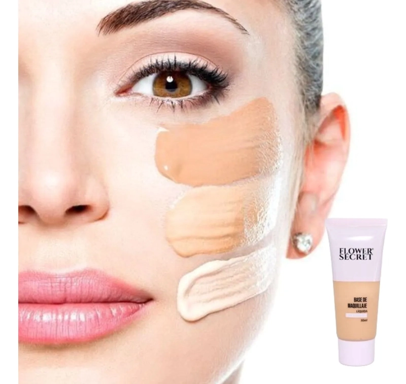PACK 4 BASES DE MAQUILLAJE LIQUIDA COBERTURA LIGERA 30ML LAU - 6