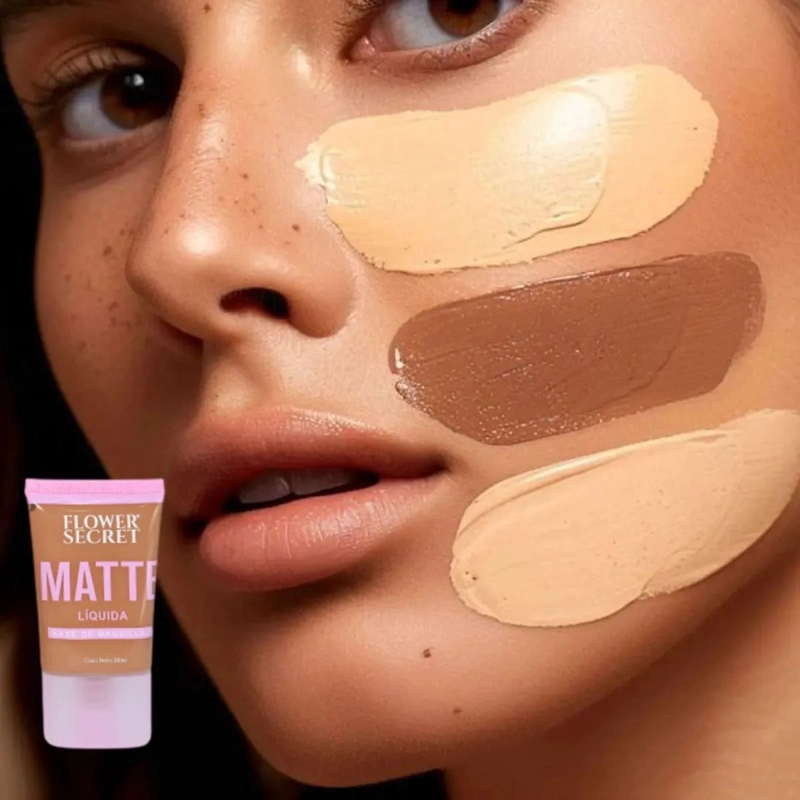 PACK 24 BASES DE MAQUILLAJE MATTE 36ML ROSTRO MUJER LAU - 3