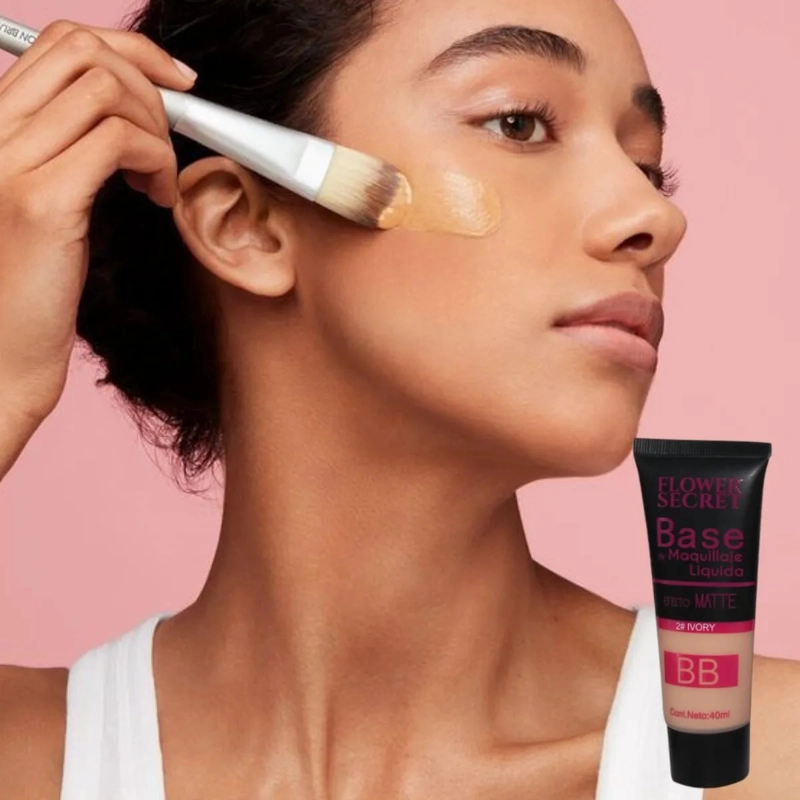 PACK 4 BASES DE MAQUILLAJE LIQUIDA EFECTO MATE 40ML LAU - 1