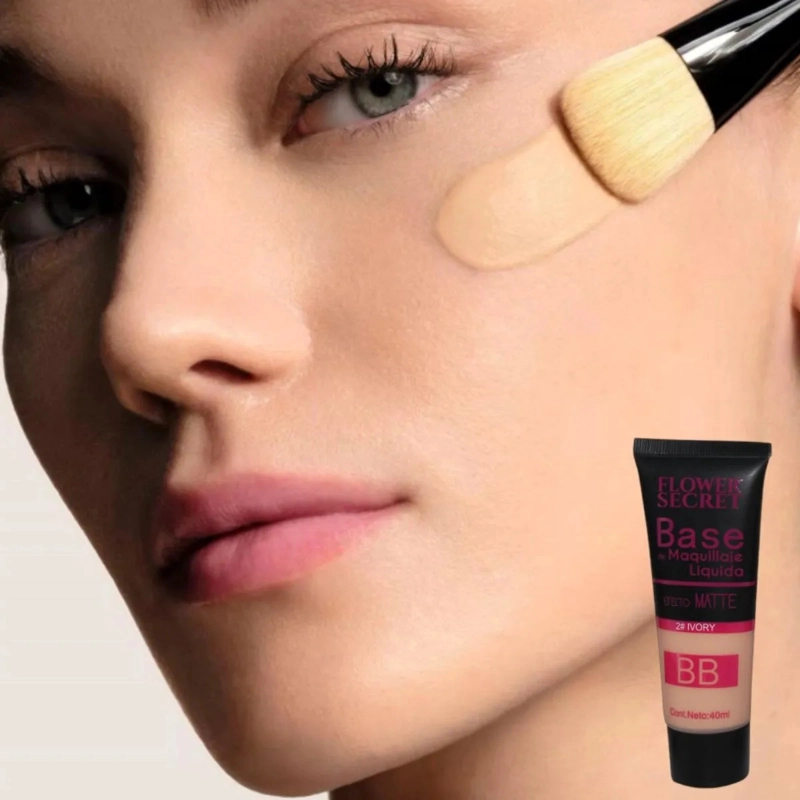 PACK 4 BASES DE MAQUILLAJE LIQUIDA EFECTO MATE 40ML LAU - 6