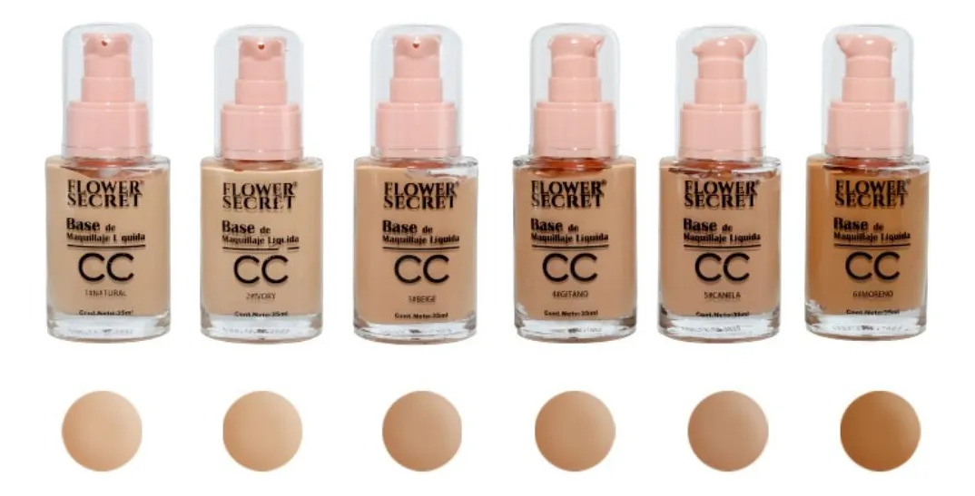 PACK DE 12 BASES DE MAQUILLAJE LIQUIDO ROSTRO BELLEZA LAU - 4