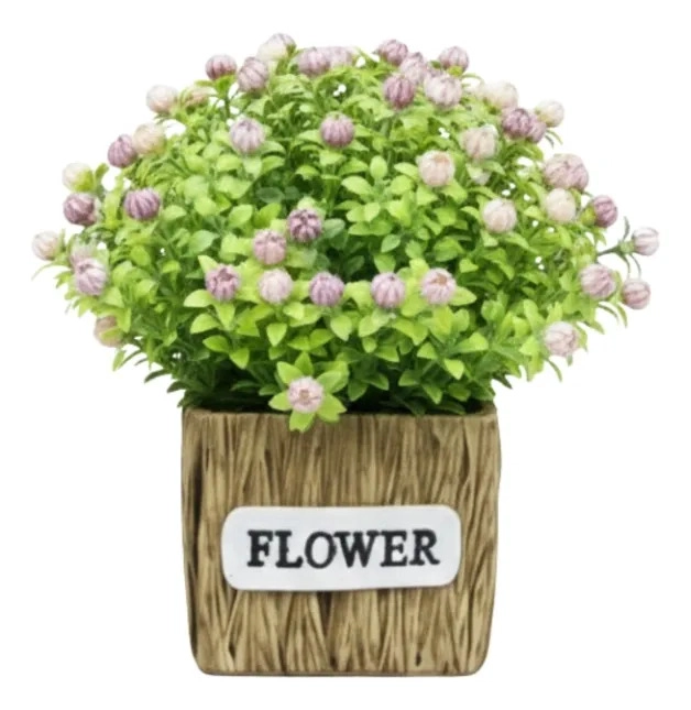PLANTA ARTIFICIAL DECORATIVA RAMILLETE FLORES SILVESTRES JHN - 1