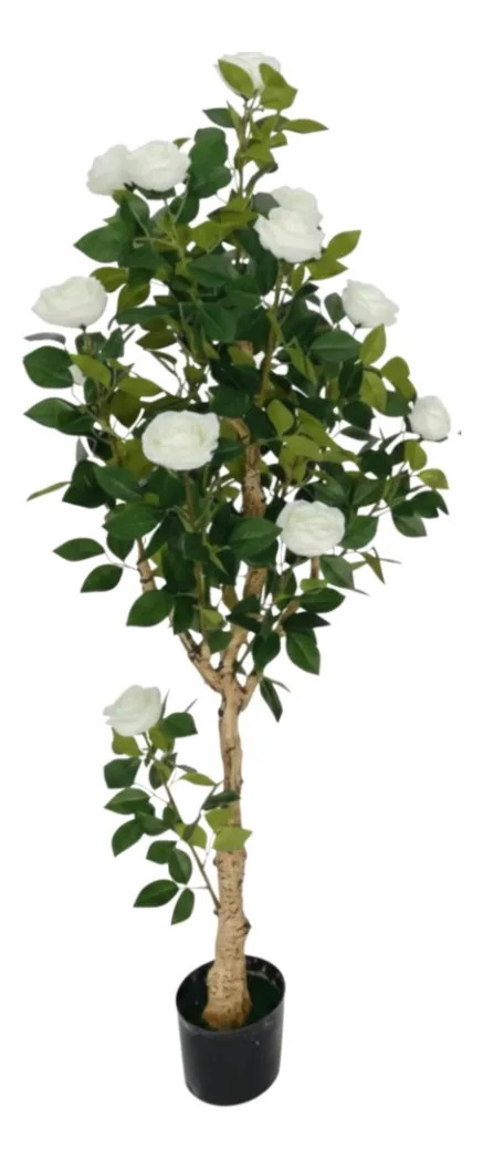 PLANTA ARTIFICIAL DECORATIVA ARBOL ROSAS GALA ADORNO JHN - 3