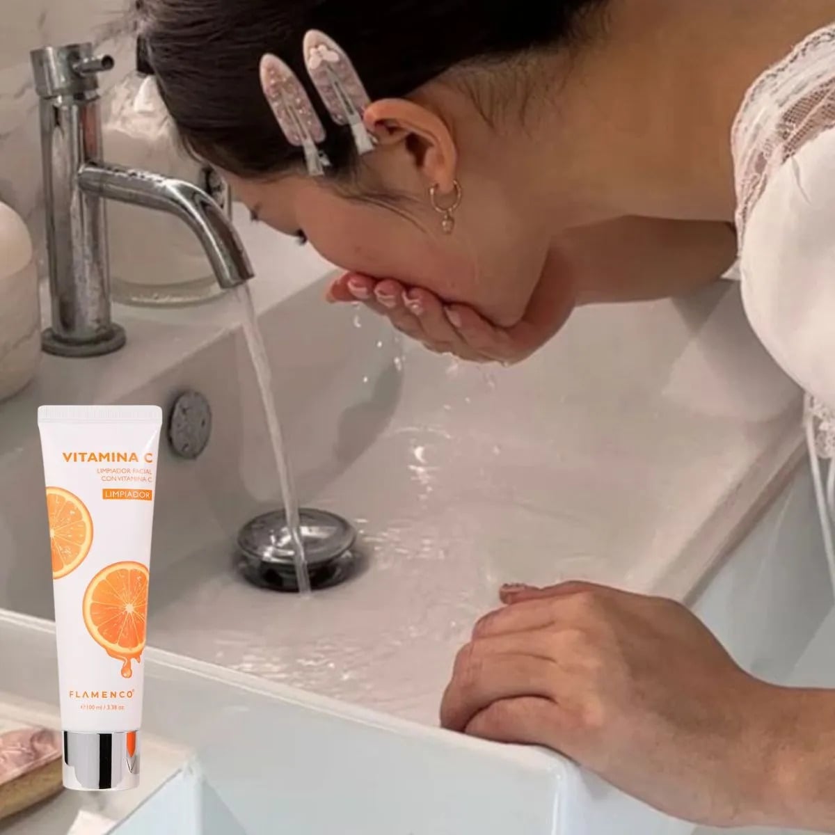 SET 2 LIMPIADOR FACIAL CON VITAMINA C ILUMINA BELLEZA LAU - 5