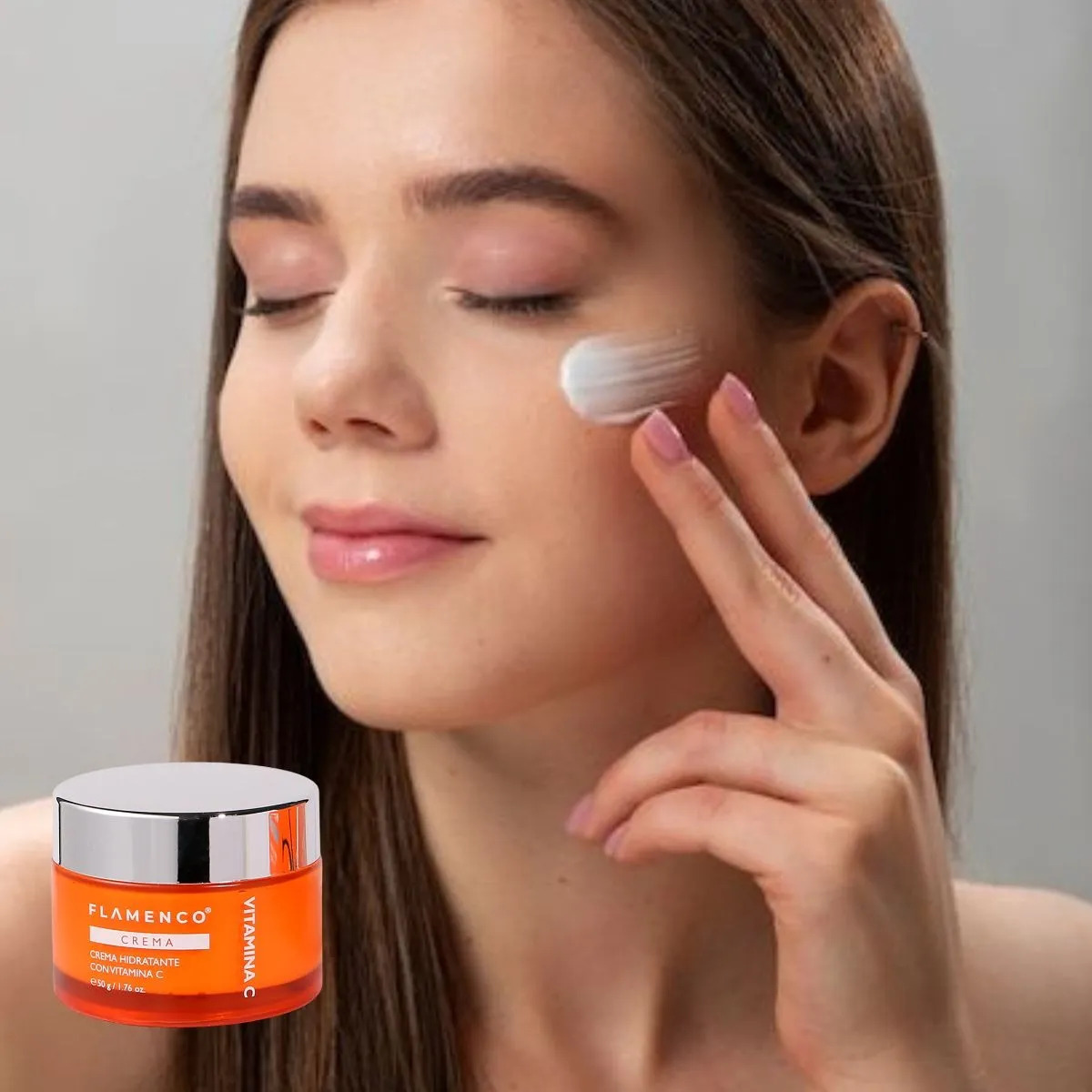 CREMA FACIAL HIDRATANTE VITAMINA C ILUMINADORA LAU - 3