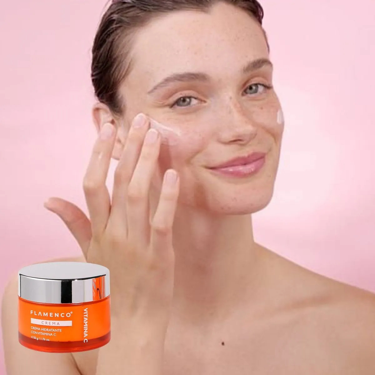 CREMA FACIAL HIDRATANTE VITAMINA C ILUMINADORA LAU - 5