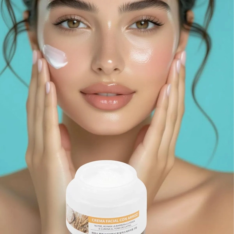 CREMA FACIAL NUTRITIVA EXTRACTO DE ARROZ HIDRATA REPARA LAU - 7
