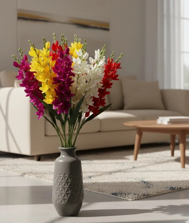 SET 2 RAMO DECORATIVO ARTIFICIAL ESPIGAS FLORALES ADORNO JHN - 9