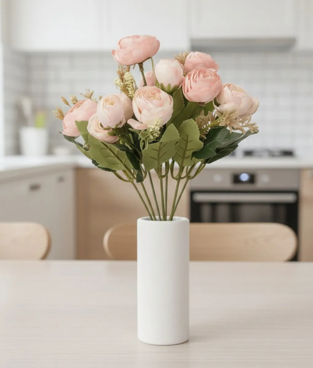 SET 2 RAMO DECORATIVO FLORES ARTIFICIALES ADORNO FLORAL JHN - 8