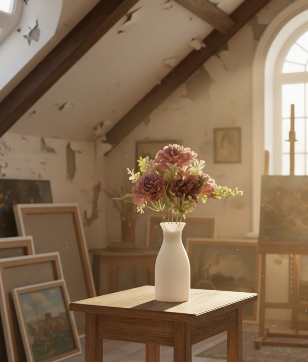 SET 4 RAMO FLORAL ARTIFICIAL FANTASIA ENCANTO CAMPESTRE JHN - 9