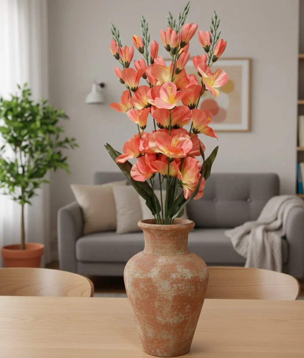 SET 2 RAMO FLORAL DECORATIVO ADORNO ARTIFICIAL ARREGLO JHN - 2