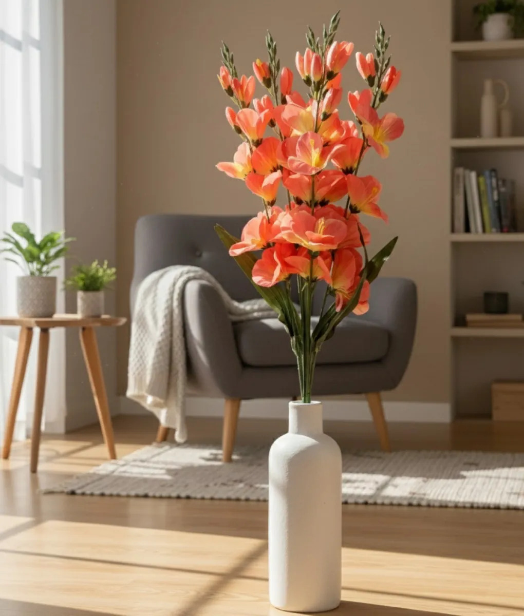 SET 2 RAMO FLORAL DECORATIVO ADORNO ARTIFICIAL ARREGLO JHN - 8