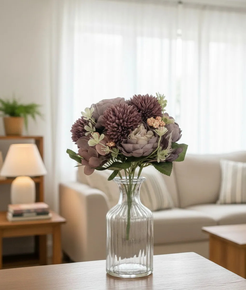 RAMO DECORATIVO ARTIFICIAL ELEGANCIA FLORAL ATEMPORAL JHN - 8