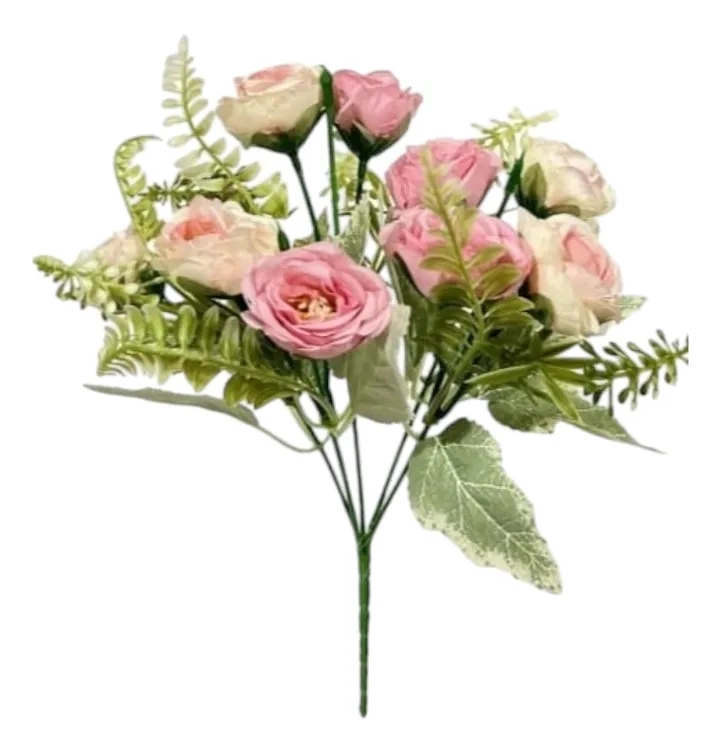 SET 4 RAMO FLORES ARTIFICIALES ADORNO BELLEZA FLORAL JHN - 1