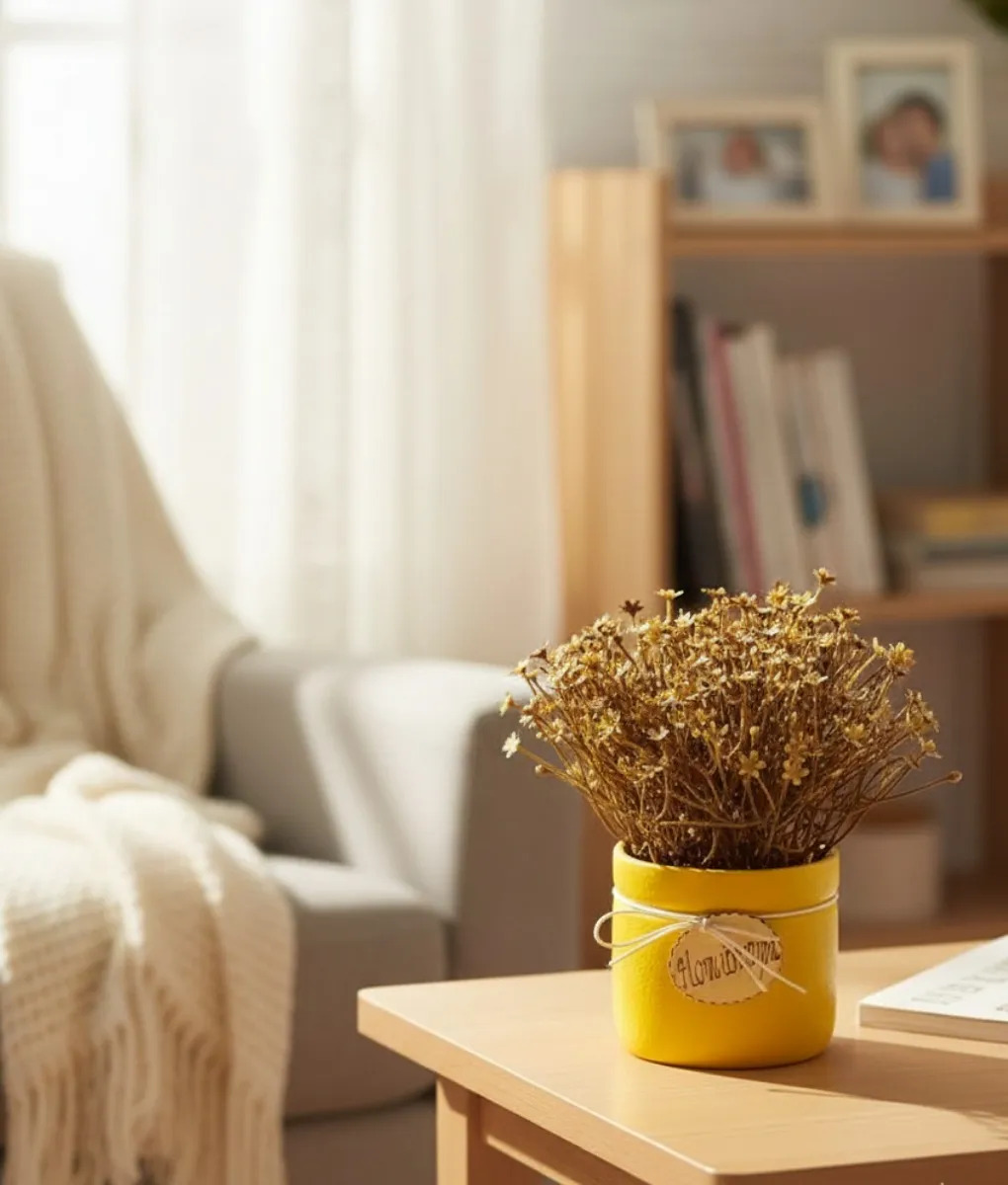 PLANTA DECORATIVA ARTIFICIAL ADORNO ESTILO RUSTICO JHN - 7